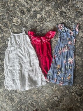 Bundle of 3 Girls Dresses/Romper